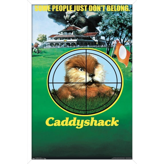 Caddyshack - One Sheet Wall Poster, 14.725" x 22.375", Framed