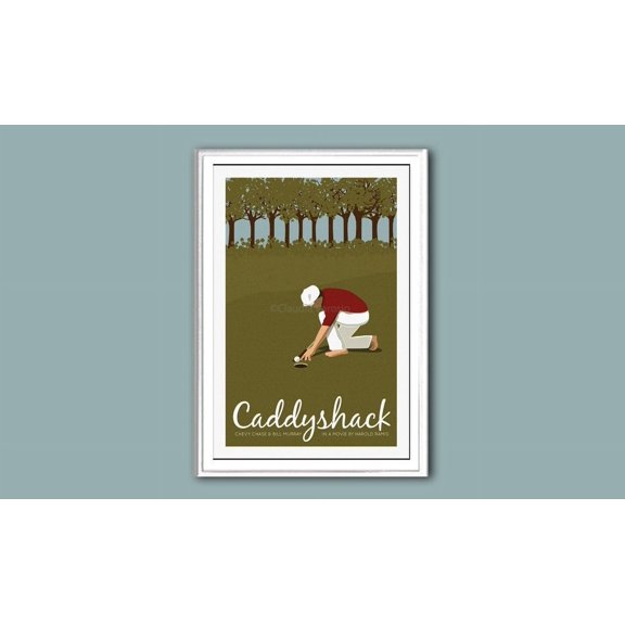 Caddyshack Retro Movie Poster