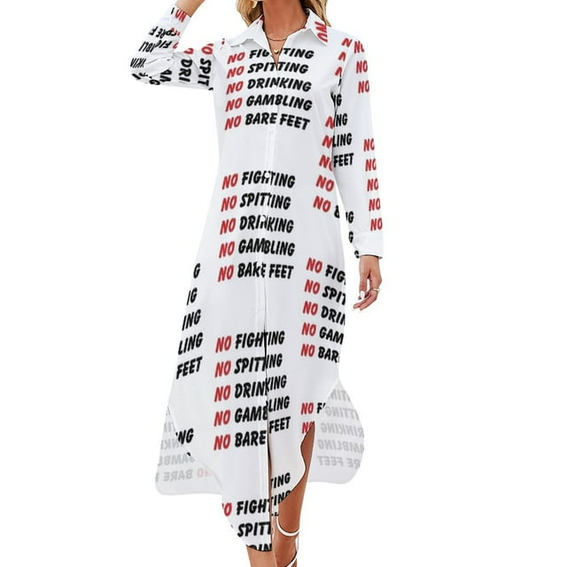 Caddyshack Rules distressed Long Sleeved Shirt Dress Dance dresses prom