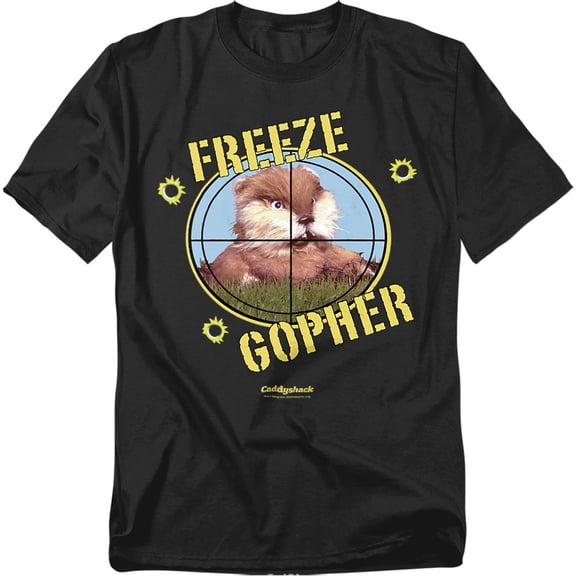 Caddyshack T-Shirt Freeze Gopher Unisex Graphic Tee for Men & Women