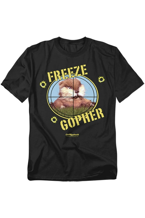 Caddyshack T-Shirt Freeze Gopher Unisex Graphic Tee for Men & Women