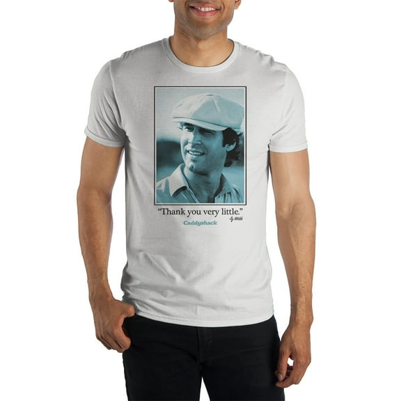 Caddyshack Ty webb 'Thank You Very Little' Short-Sleeve T-Shirt-3X-Large