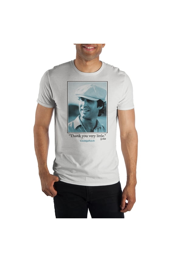Caddyshack Ty webb 'Thank You Very Little' Short-Sleeve T-Shirt-Large