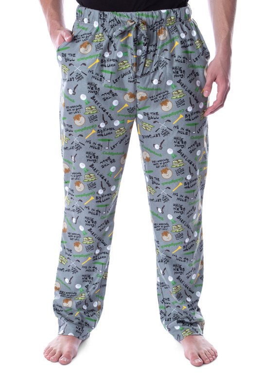 Caddyshack the Movie Men's Allover Print Loungewear Pajama Pants