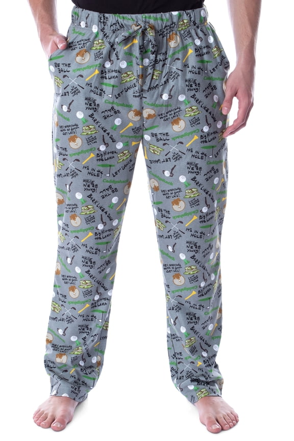 Caddyshack the Movie Men's Allover Print Loungewear Pajama Pants
