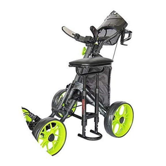 Caddytek Golf Push Cart Removable Seat - Lightweight, Compact & Easy to Use - &