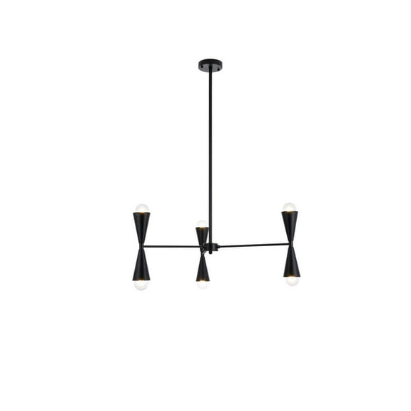 Cade 34 inch pendant in black