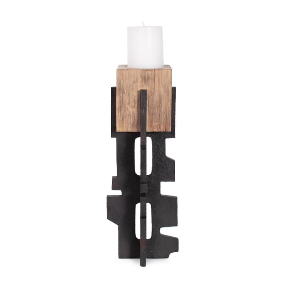 Cade Architectural Pillar Candle Holder- Tall