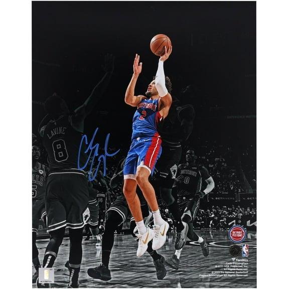 Cade Cunningham Detroit Pistons Autographed 11" x 14" From Start of Season Photograph - Fanatics Authentic Certified