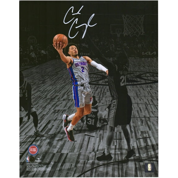 Cade Cunningham Detroit Pistons Autographed 11" x 14" Spotlight Photograph - Fanatics Authentic Certified