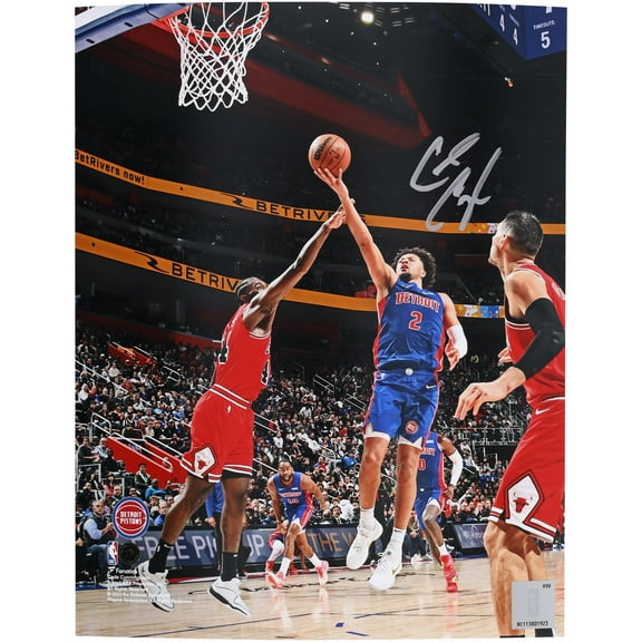 Cade Cunningham Detroit Pistons Autographed 8" x 10" From Start of Season Photograph - Fanatics Authentic Certified