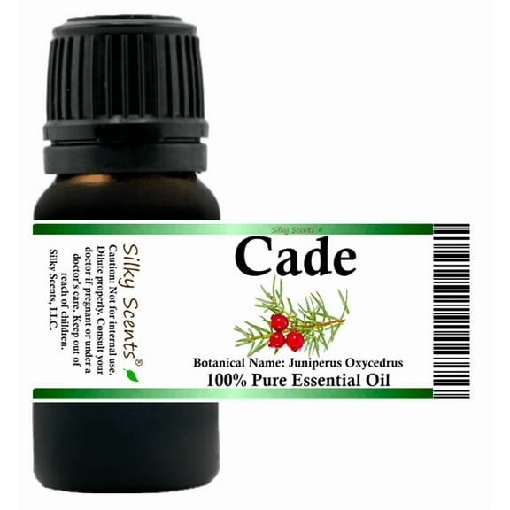 Cade Essential Oil 5 ml (1/6 fl oz) - 100% Pure and Natural by Silky Scents