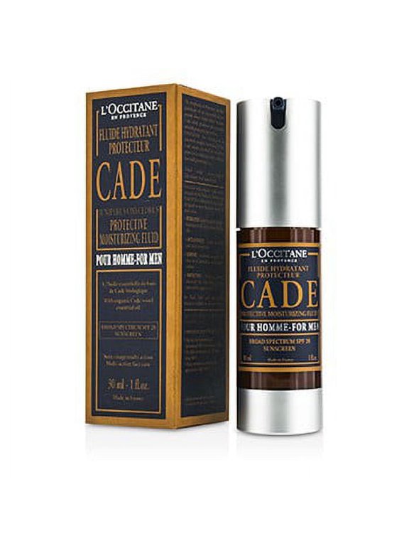 Cade For Men Protective Moisturizing Fluid Broad Spectrum SPF 20 Sunscreen 1oz