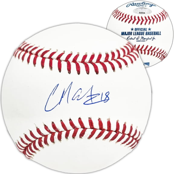 Cade Marlowe Autographed Official MLB Baseball Seattle Mariners MCS Holo 222012