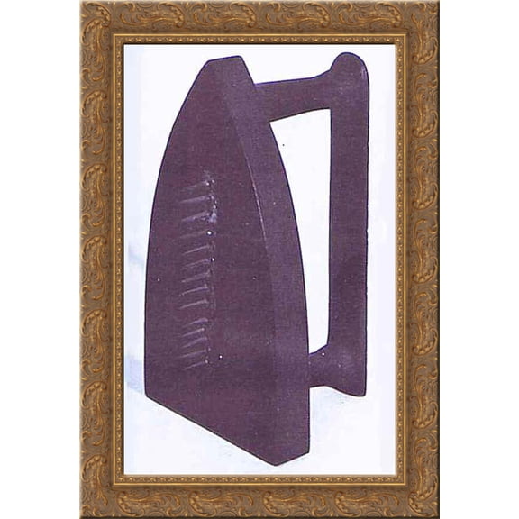 Cadeau/Gift (Replica of the Lost 1921 Original) 19x24 Gold Ornate Wood Framed Canvas Art by Ray, Man