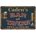 thumbnail image 1 of Caden's Green Bar & Tavern Rustic Sign 8 x 12 High Gloss Metal 208120047221, 1 of 1