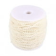 thumbnail image 1 of Cadena de Perlas Cadena de Perlas Cadena de Cuentas Guirnalda Centro de decoración de Bodas 50M Rollo 3 mm Sedal de Pesca Perlas(Beige), 1 of 7