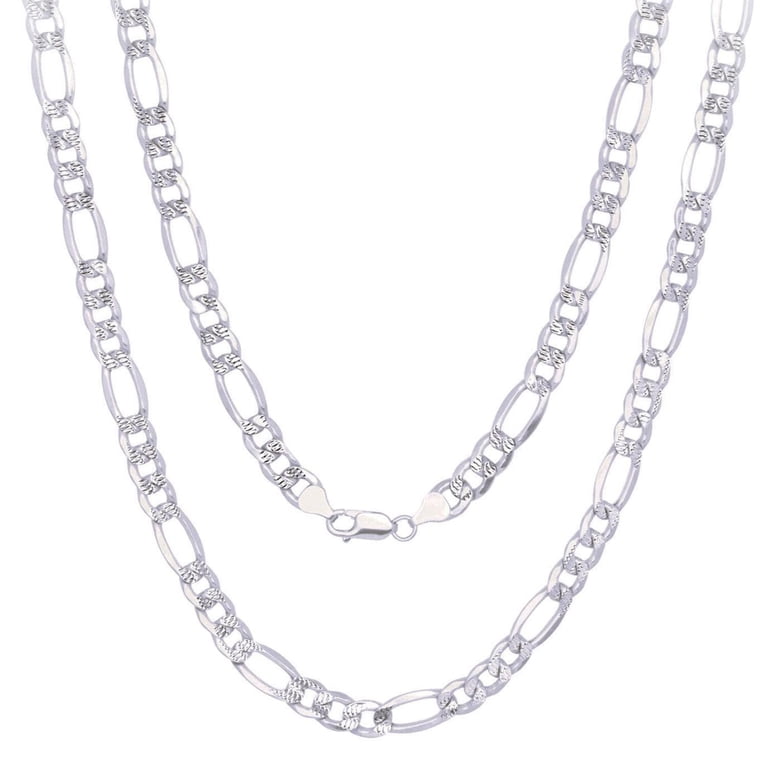 Cadenas Para Hombre Mujer Plata 925 de Ley Esterlina Eslabon