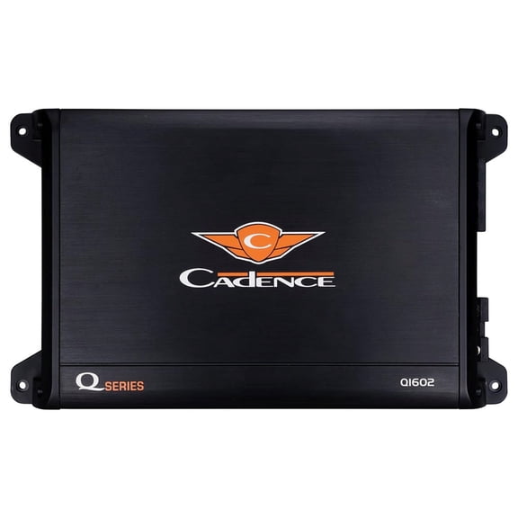 Cadence 160 Watt 2-Channel 2-Ohm Class A/B Car Audio Amplifier Q1602