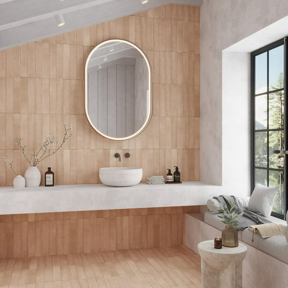 Cadence 3x16 Earthy Terracotta Porcelain Subway Wall and Floor Tile (14.21 sq ft/case) - 44 Pack