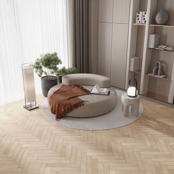 Cadence 3x16 Soft Beige Porcelain Zellige Square Wall and Floor Tile (14.21 sq ft/case) - 44 Pack