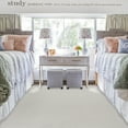 thumbnail image 1 of Cadence Tonee Shag Solid Color Cream Area Rug, 8x10, 1 of 8