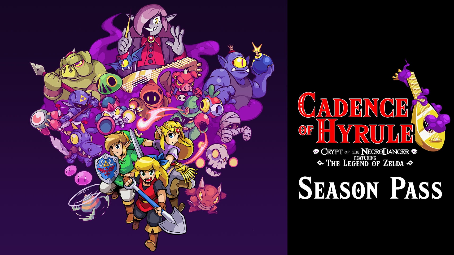 Cadence of Hyrule Crypt of the Necro Dancer Featuring The Legend of Zelda Season Pass Crypt of the Necro Dancer - Nintendo Switch [Digital]