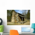 thumbnail image 1 of Cades Cove Log Cabin Wall Mural by Wallmonkeys Peel and Stick Graphic (24 in W x 16 in H) WM243296, 1 of 4