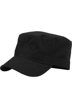 Cadet Army Military Fitted Botton Cap Basic Everyday Castro Radar Hat