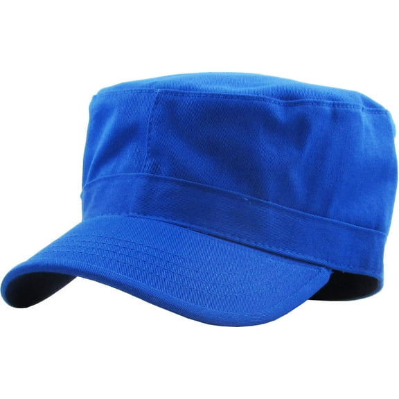 Cadet Army Military Fitted Botton Cap Basic Everyday Castro Radar Hat