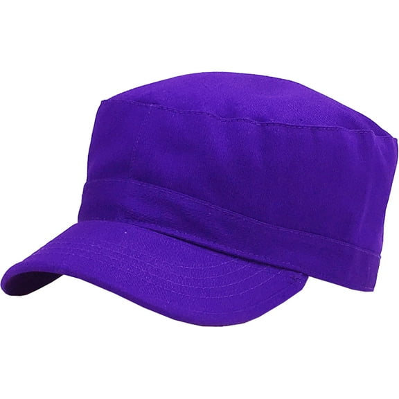 Cadet Army Military Fitted Botton Cap Basic Everyday Castro Radar Hat