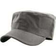 thumbnail image 1 of Cadet Army Military Fitted Botton Cap Basic Everyday Castro Radar Hat, 1 of 6