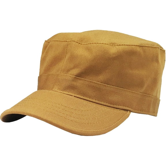 Cadet Army Military Fitted Botton Cap Basic Everyday Castro Radar Hat