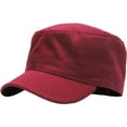 thumbnail image 1 of Cadet Army Military Fitted Botton Cap Basic Everyday Castro Radar Hat, 1 of 6
