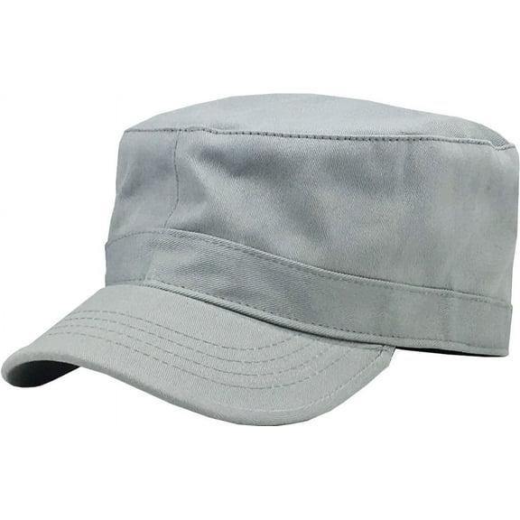 Cadet Army Military Fitted Botton Cap Basic Everyday Castro Radar Hat