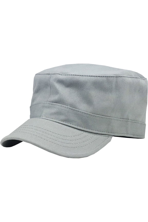 Cadet Army Military Fitted Botton Cap Basic Everyday Castro Radar Hat