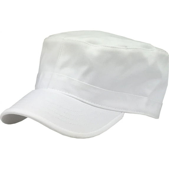 Cadet Army Military Fitted Botton Cap Basic Everyday Castro Radar Hat