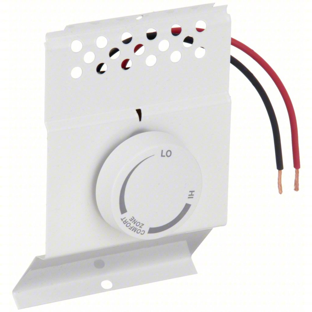 Cadet BTF1W Single Pole, 22Amp,Line Voltage Baseboard Thermostat - White