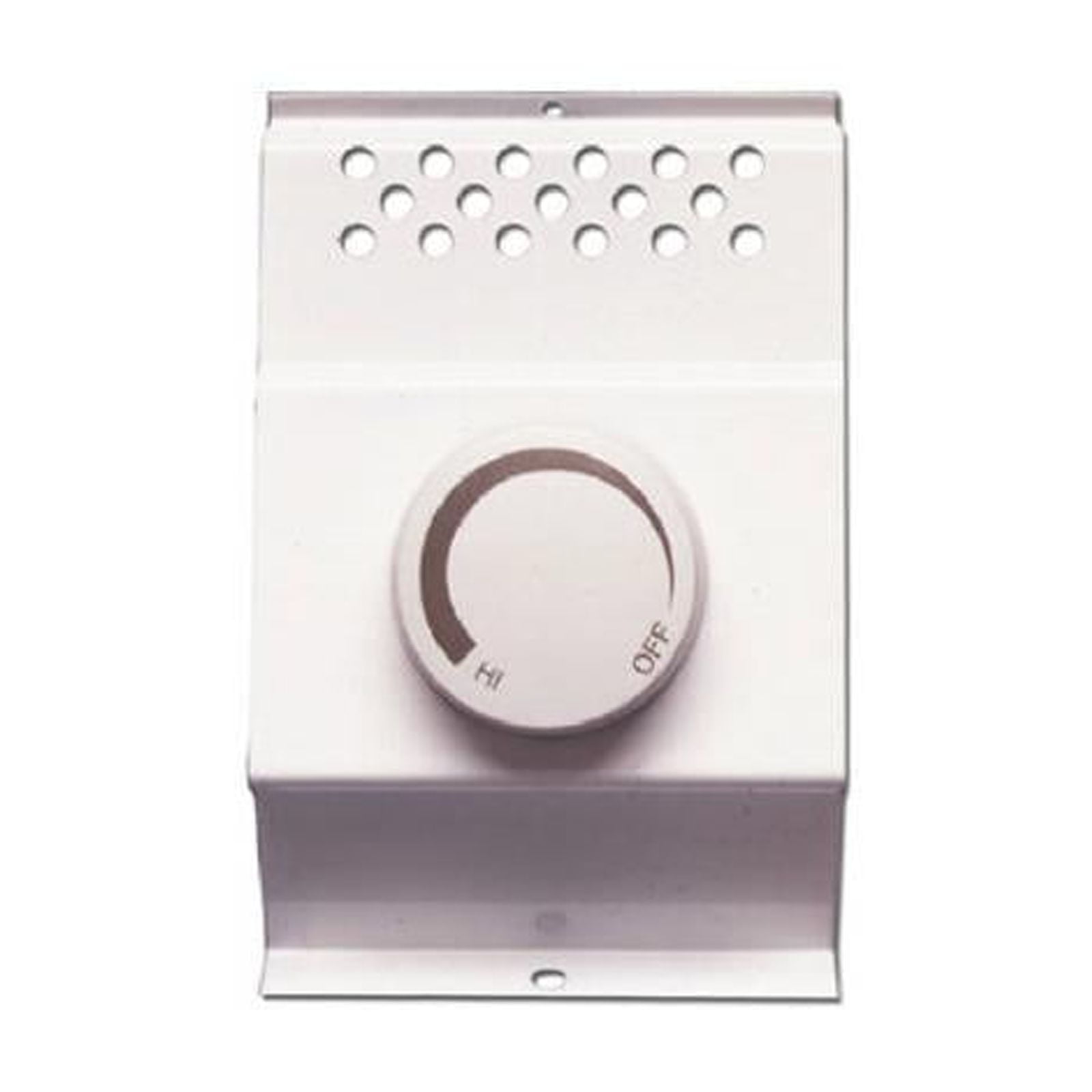 White Metal Double Pole Line Voltage Baseboard Thermostat