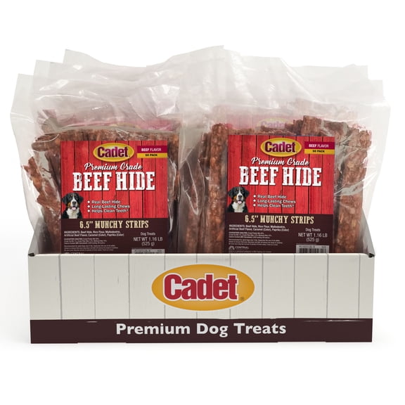 Cadet Bully Beef Collagen Chew Sticks for Dogs 6 Inch (2 Count)