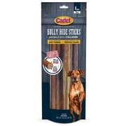 Cadet Bully Hide Sticks Dog Treats for Large Dogs, Natural Dog Chew Sticks, Limited Ingredient Dog Bones, Large, 5.68 Ounce, 4 Count
