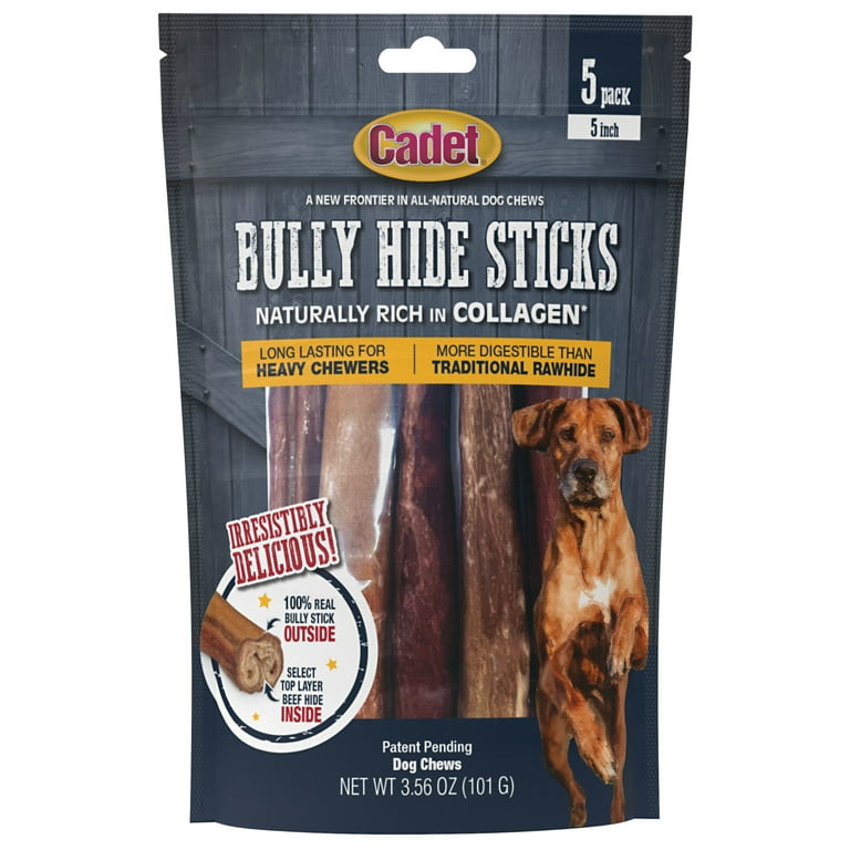 Cadet Bully Hide Sticks All-Natural Dog Chews