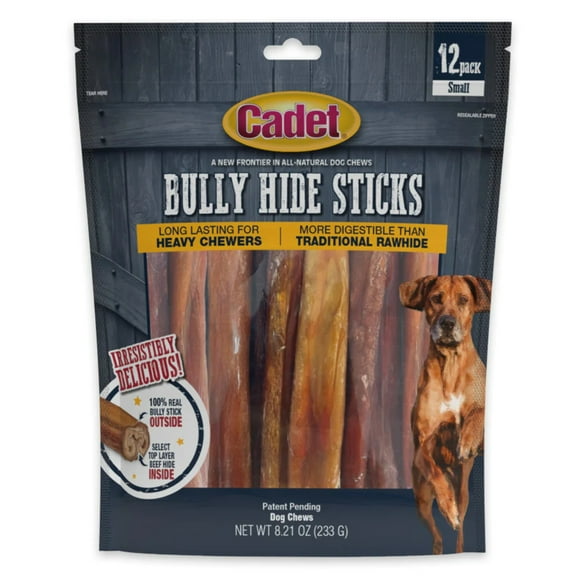 Cadet Bully Hide Sticks All-Natural Dog Chews