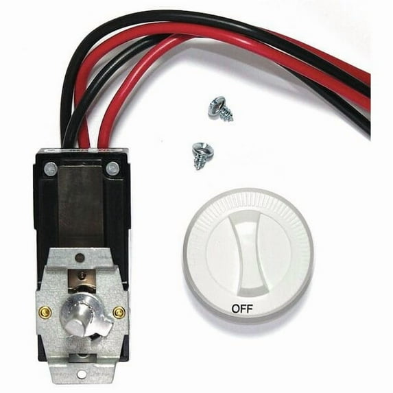 Cadet Com-Pak Series White Integral Double-Pole 22 Amp Thermostat Kit