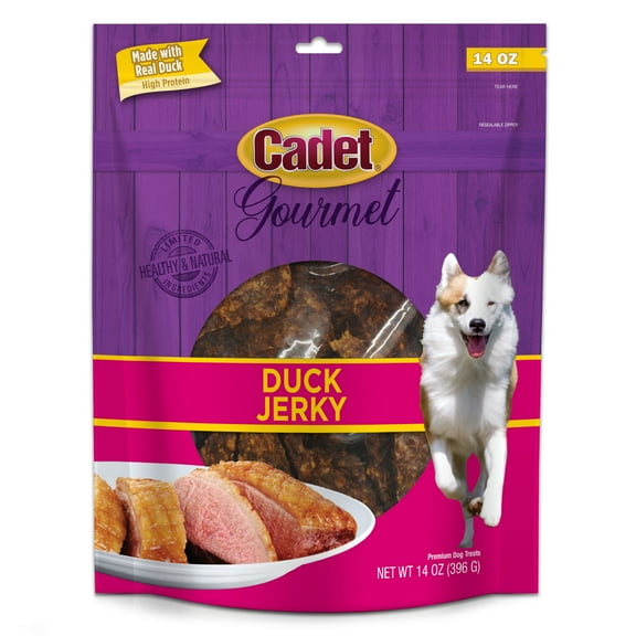 Cadet Gourmet Duck Jerky for Dogs 14 Ounce (1 Count)