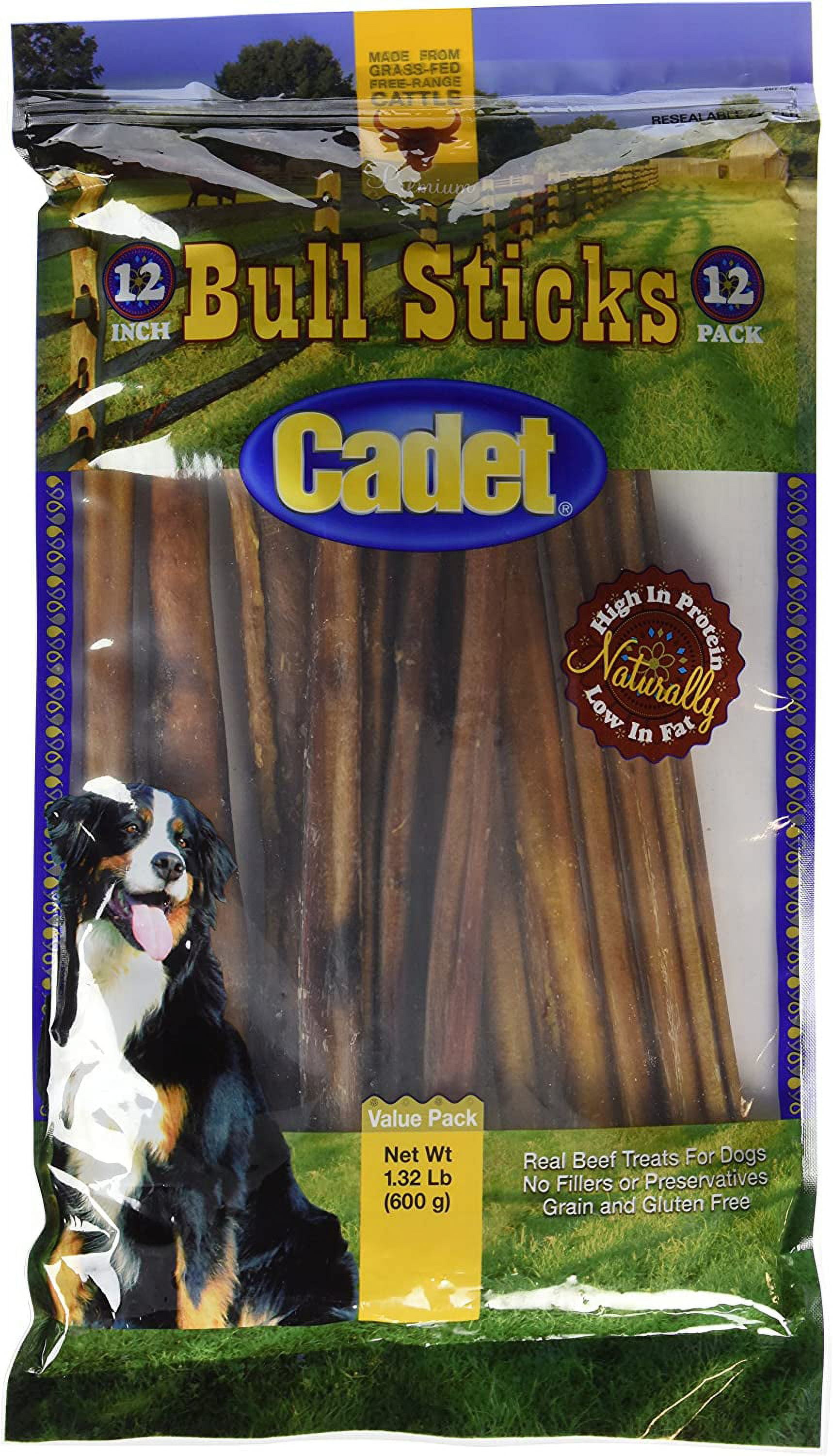 Cadet Gourmet Bull Sticks 12 Pack 21 oz 949145