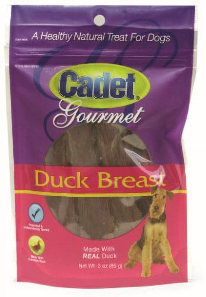 Cadet Gourmet Duck Breast Dog Treats Breast, Duck, 3 oz.