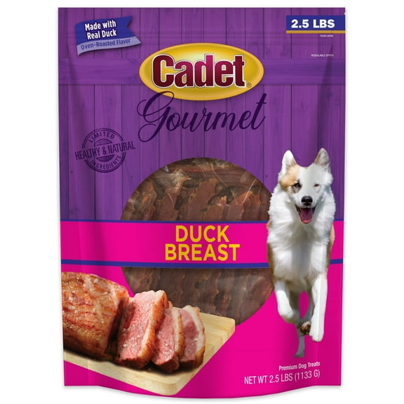 Cadet Gourmet Duck Breast Treats for Dogs 2.5 Pound