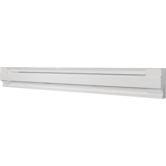 Cadet Manufacturing 09956 240-Volt White Baseboard Hardwire Electric Zone Heater, 1500-Watt, 72-Inch