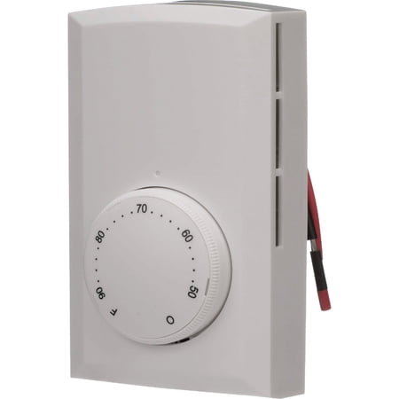Cadet Manufacturing CO 08122 White Double Pole Thermostat